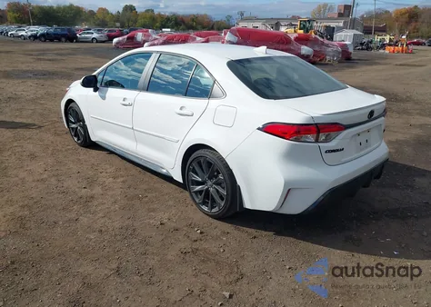 2025 Toyota Corolla Se from USA, damaged, VIN 5YFP4MCE9SP220506